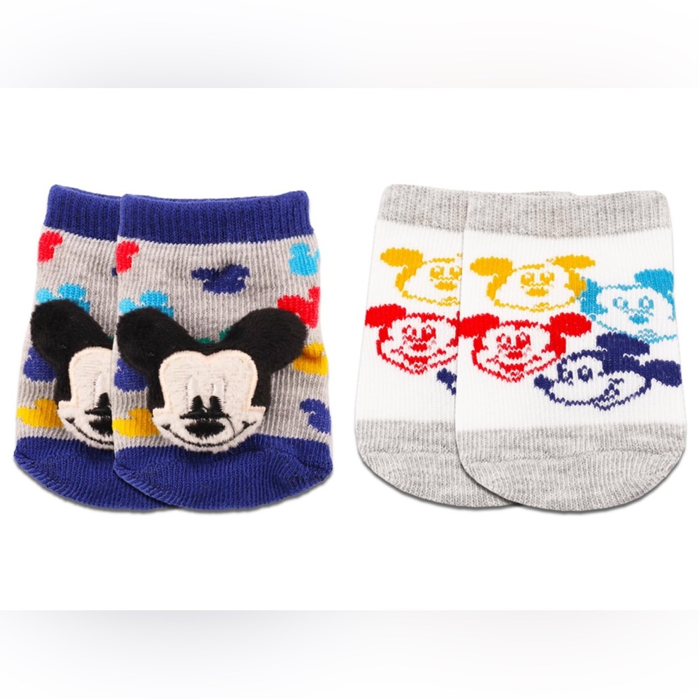 Disney Mickey Mouse Kids Socks Set - Multicolor